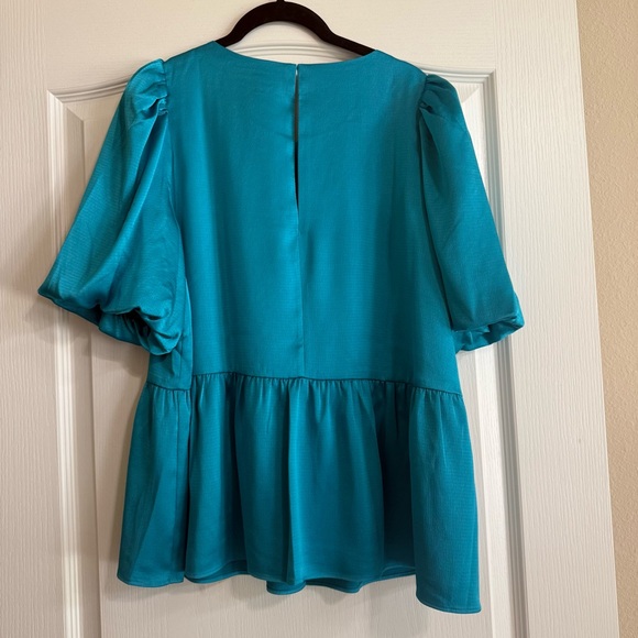 Lilly Pulitzer Blakelynn Elbow Puff Sleeve Top size 14 - Picture 2 of 7